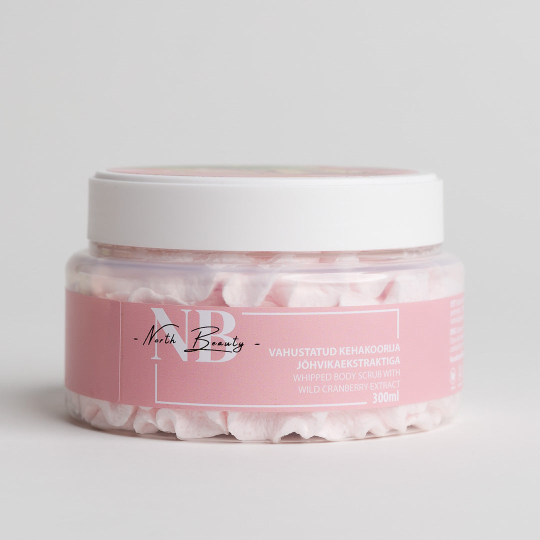 Whipped Body Scrub With Cranberry, 300ml