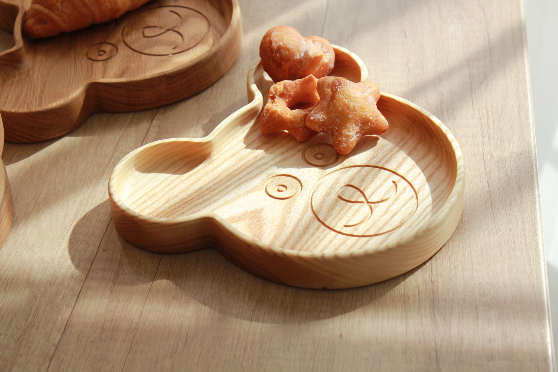 Wooden Plate For Kids - Bear