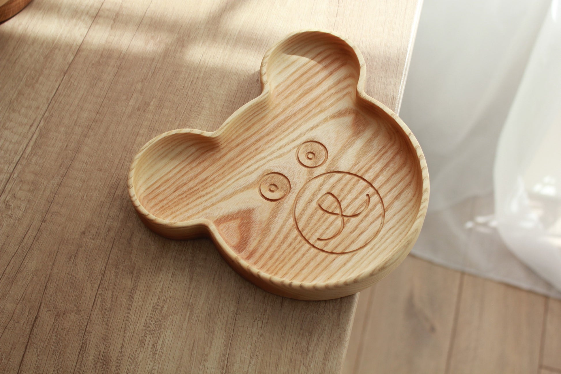Wooden Plate For Kids - Bear